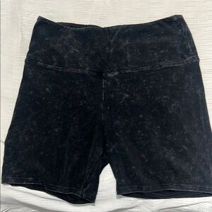 Women's Black Yoga Shorts